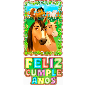 Poster feliz cumpleaños Spirit