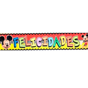 Letrero corto Mickey mouse