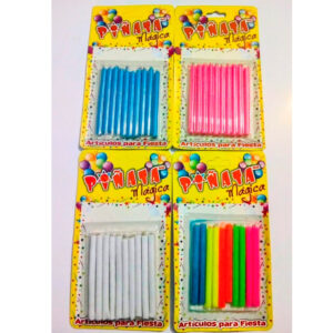 Vela paquete de colores